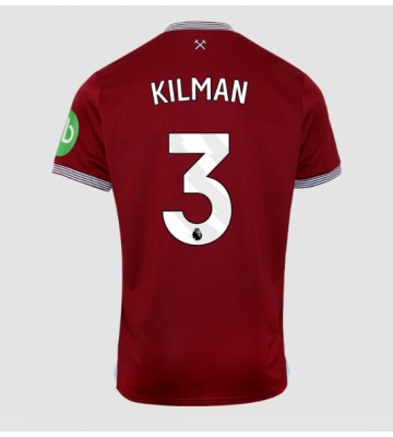 Lacne Muži Futbalové dres West Ham United Max Kilman #3 2025-26 Krátky Rukáv - Domáci